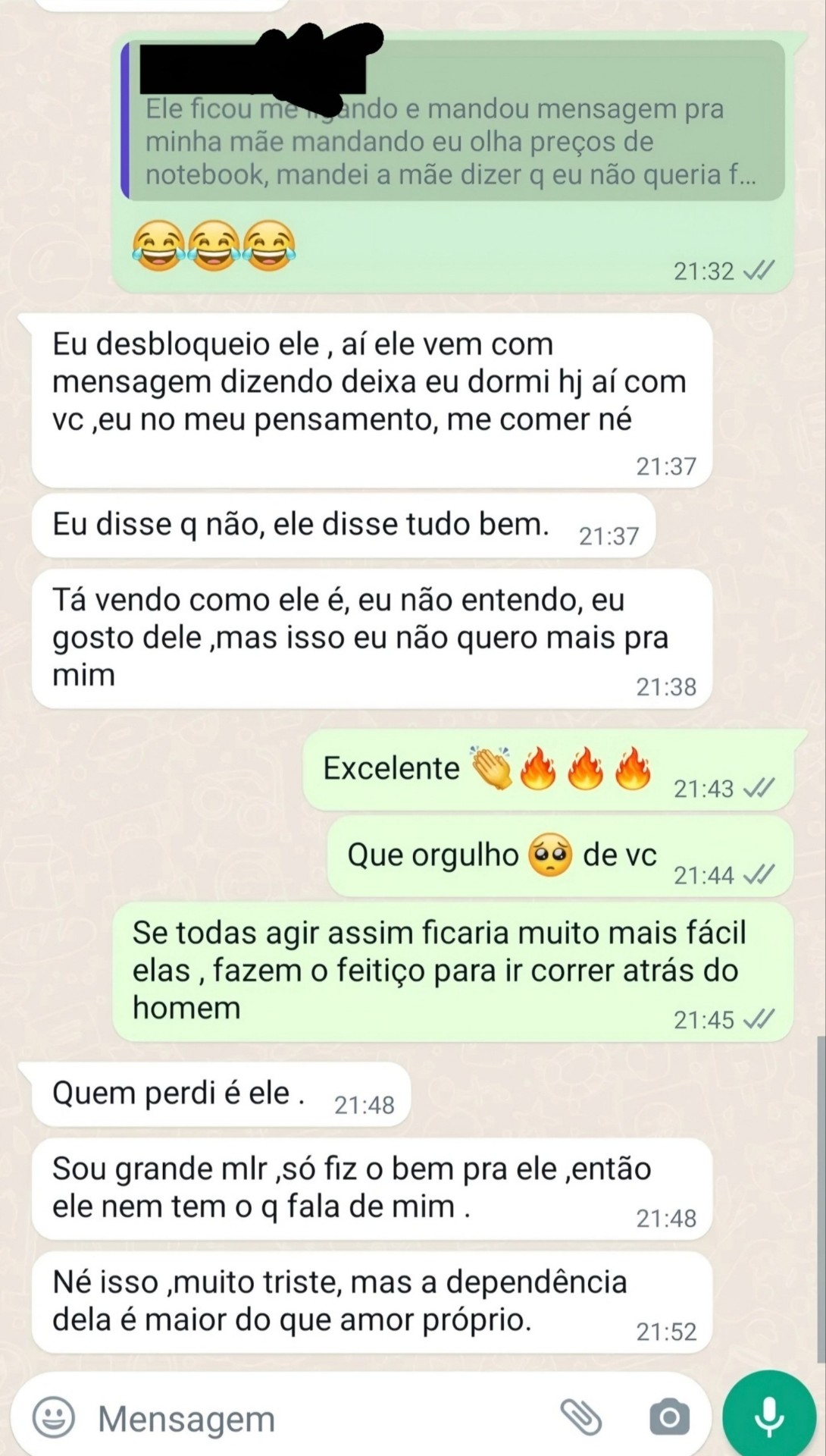 Prova de resultado - Trabalho realizado